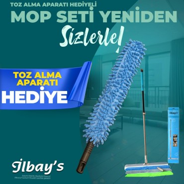 İlbay's Mop Seti ve 3 Adet Mikrofiber Başlık