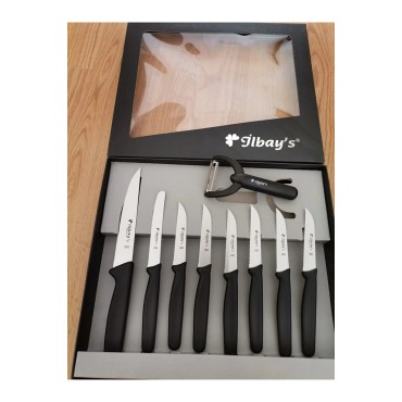 İlbay's 9'lu Mutfak Bıçak Seti